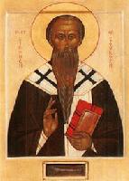 Святой Стефан Исповедник, Архиепископ Сурожский. Внизу частичка мощей святого 